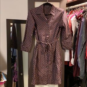 Brooks brothers shirt dress navy